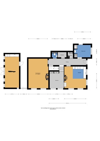 Floorplan - Kerkbuurt 32, 8805 TH Hitzum